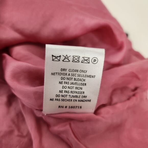 Retrofete Jill Sequin Mini Dress in Pastel Pink Size Large NWT Spaghetti Straps - Picture 11 of 11